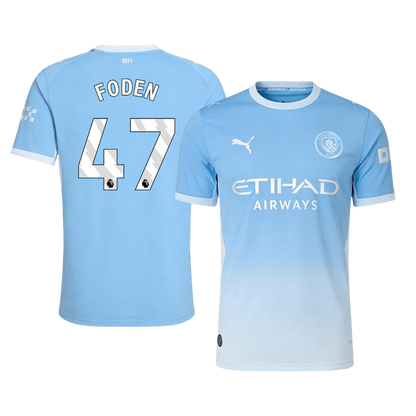 Manchester City Tröja FODEN #47 2026/27 Hemma Autentisk Blå