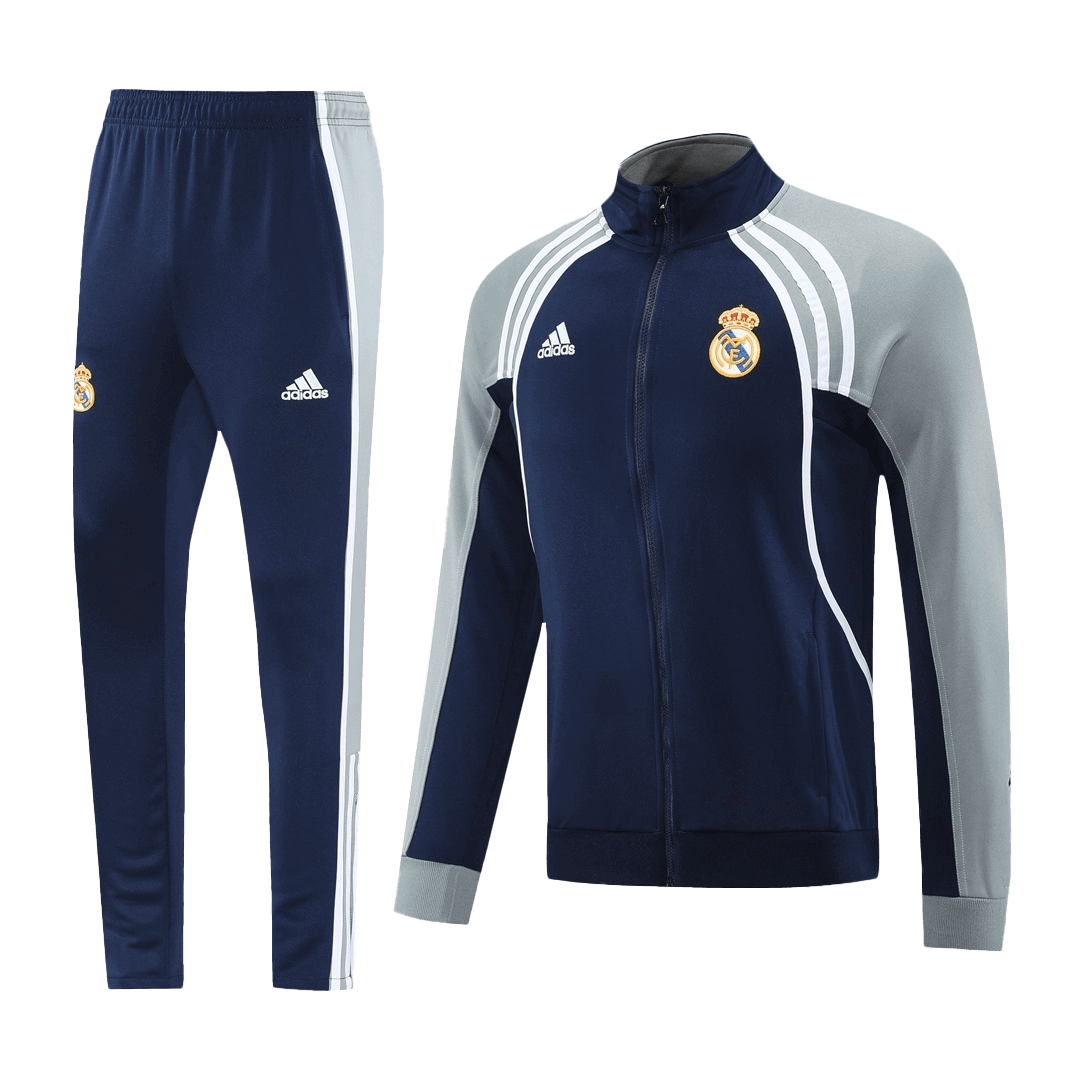 Real Madrid Träningsset (Jacka+Byxor) 2025/26 Mörkblå