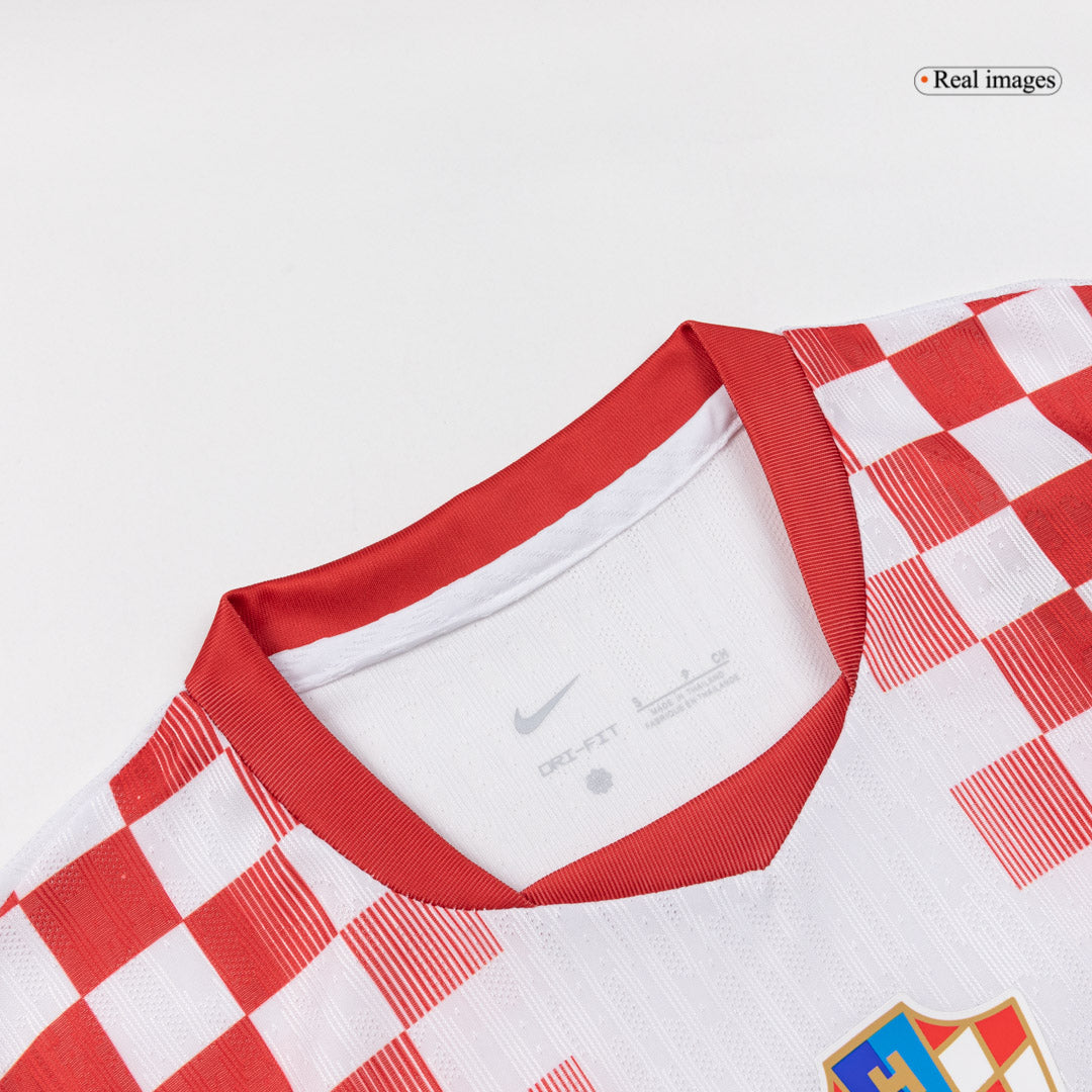 Kroatien Tröja MODRIĆ #10 2026 Hemma Autentisk Röd & Vit