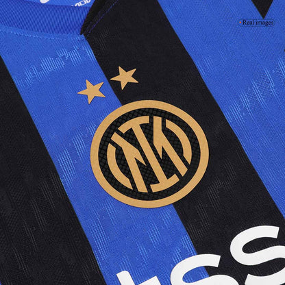 Inter Milan Tröja 2024/25 Hemma Autentisk Blå och svart-9