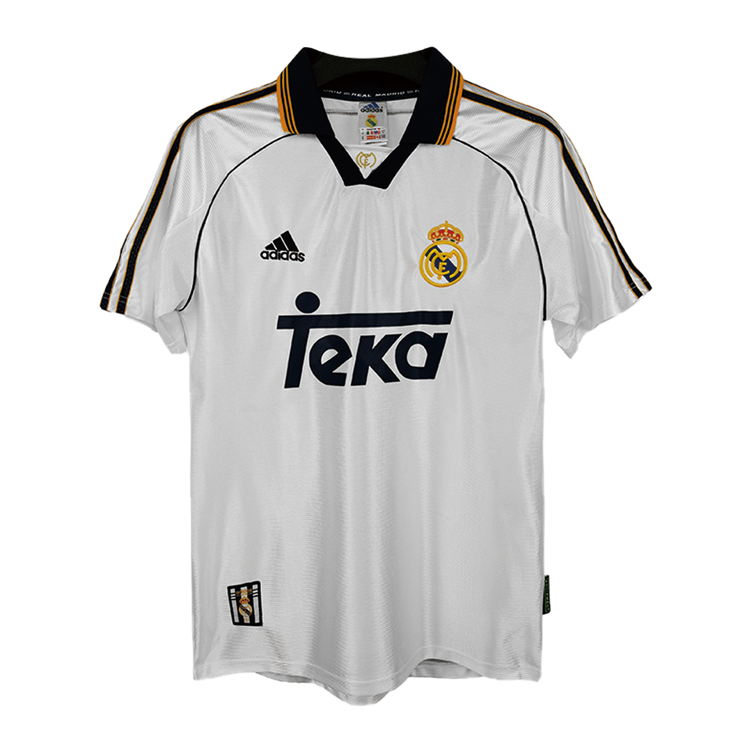 RAUL #7 Real Madrid Hemmatröja 1999/00 Retro Tröja
 Vit