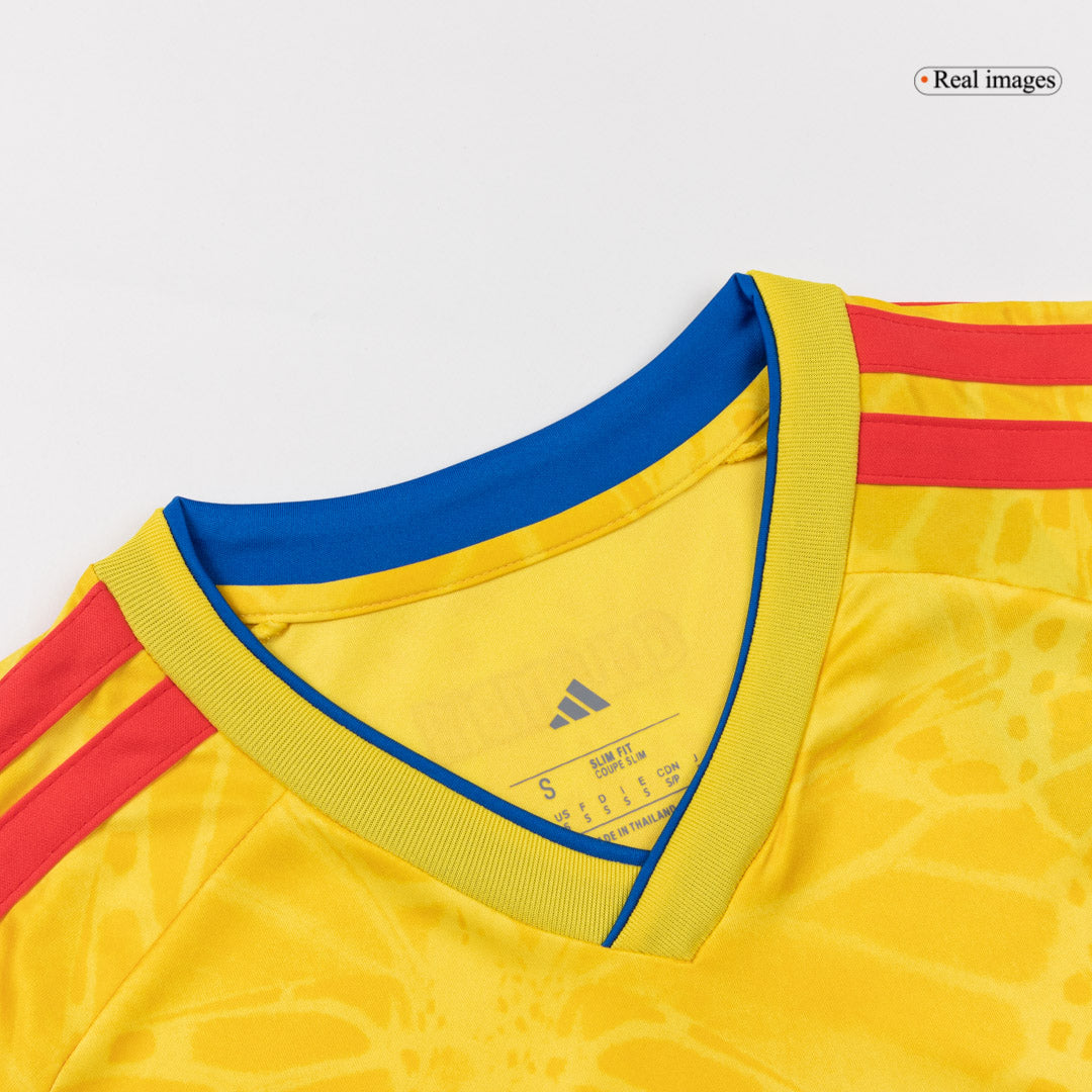 Colombia Tröja LUIS DíAZ #7 2026 Hemma Gul-8