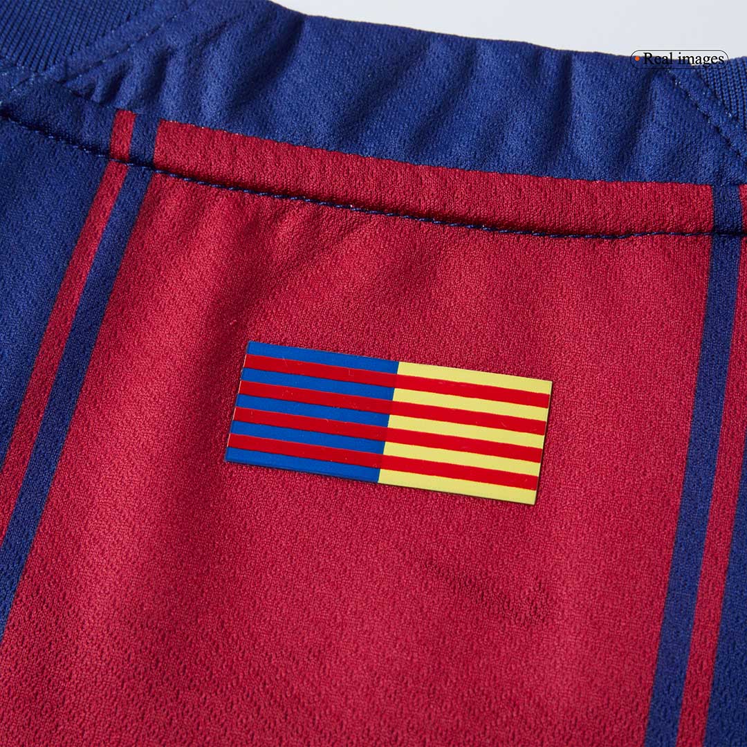 ROONY #19 Barcelona Tröja 2025/26 Hemma Premium Röd & Blå-3
