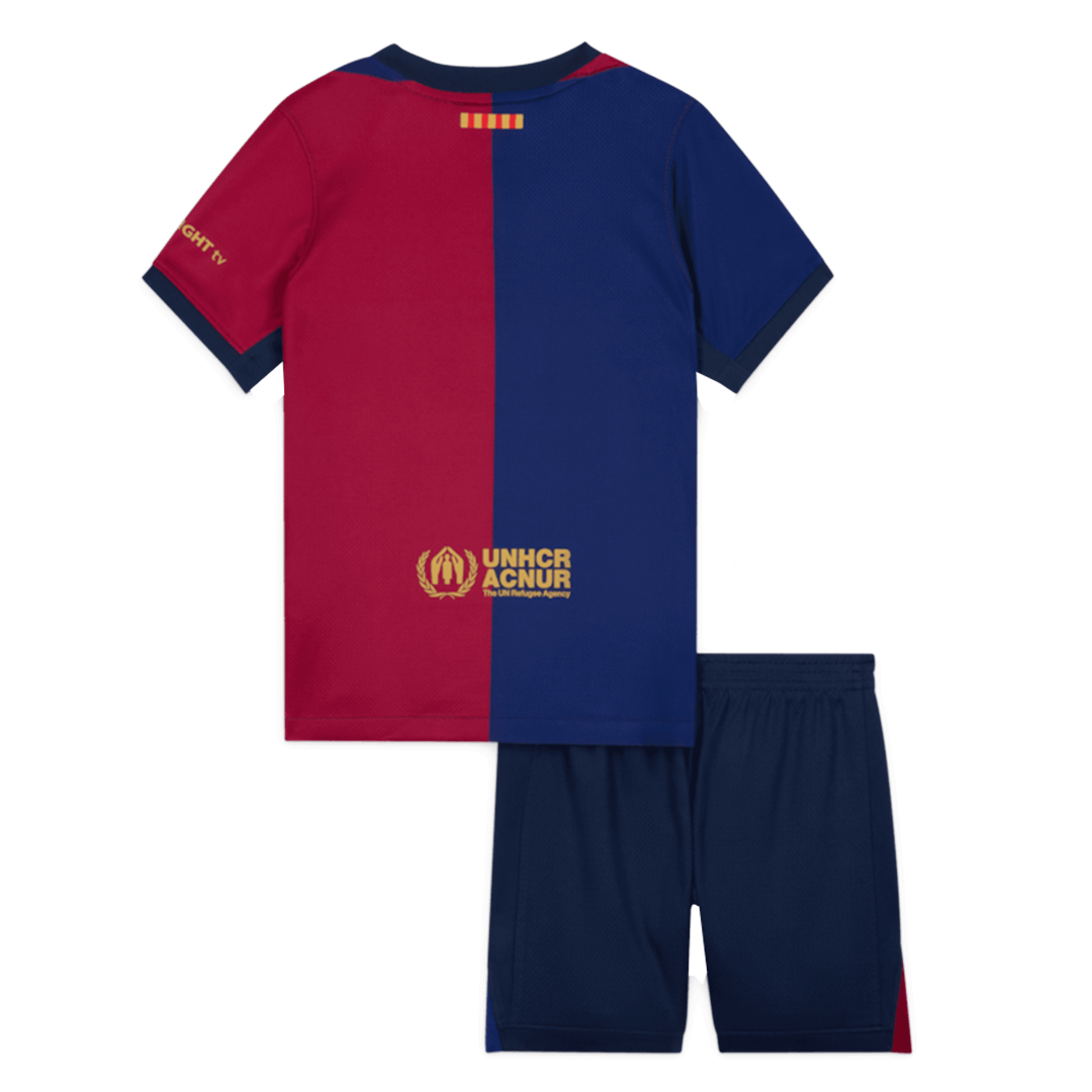 Barcelona Tröja 2024/25 Hemma Röd & Blå Barn-20
