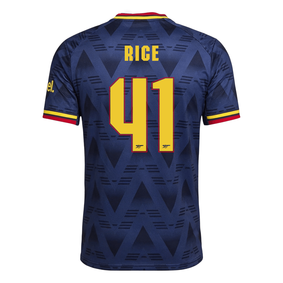 Arsenal Tröja RICE #41 2026/27 Borta Autentisk Mörkblå - UCL