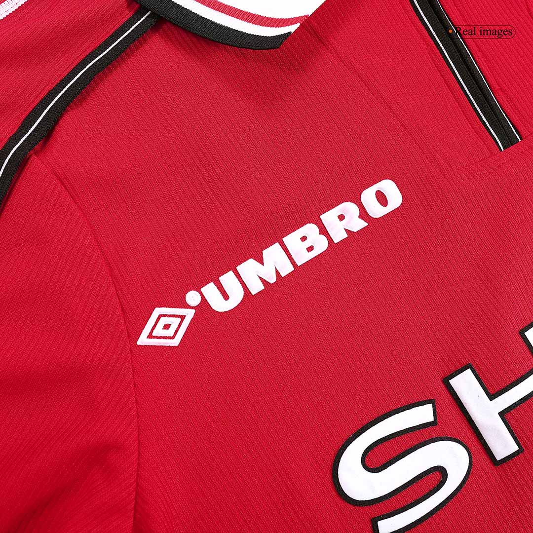 Manchester United Hemmatröja 1998/99 Retro Tröja-6