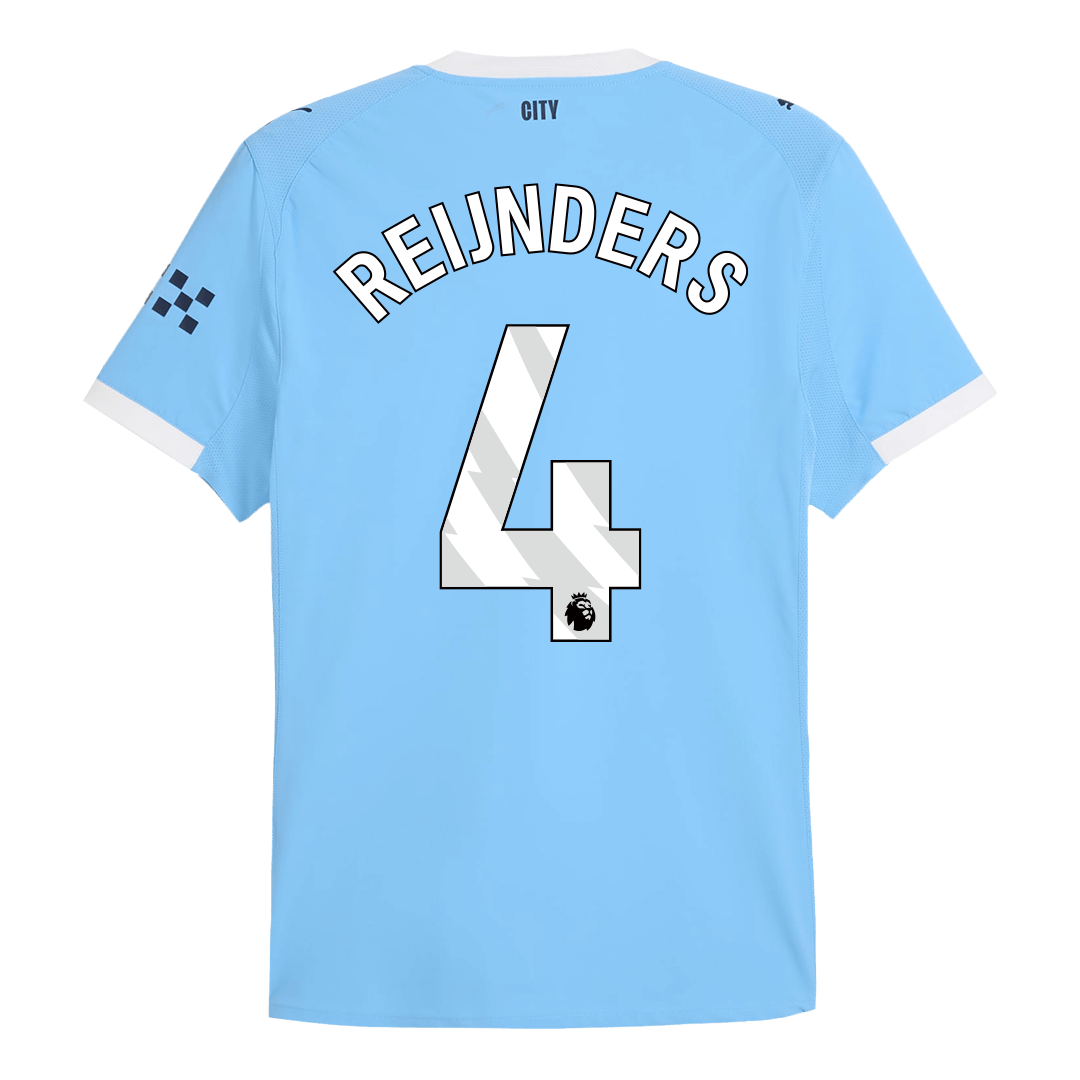 Manchester City Tröja REIJNDERS #4 2025/26 Hemma Blå