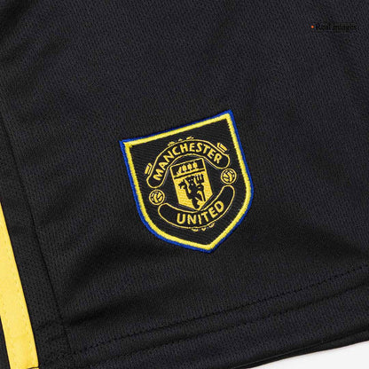 Manchester United Tröja 2025/26 Tredjeställ Svart Barn-3