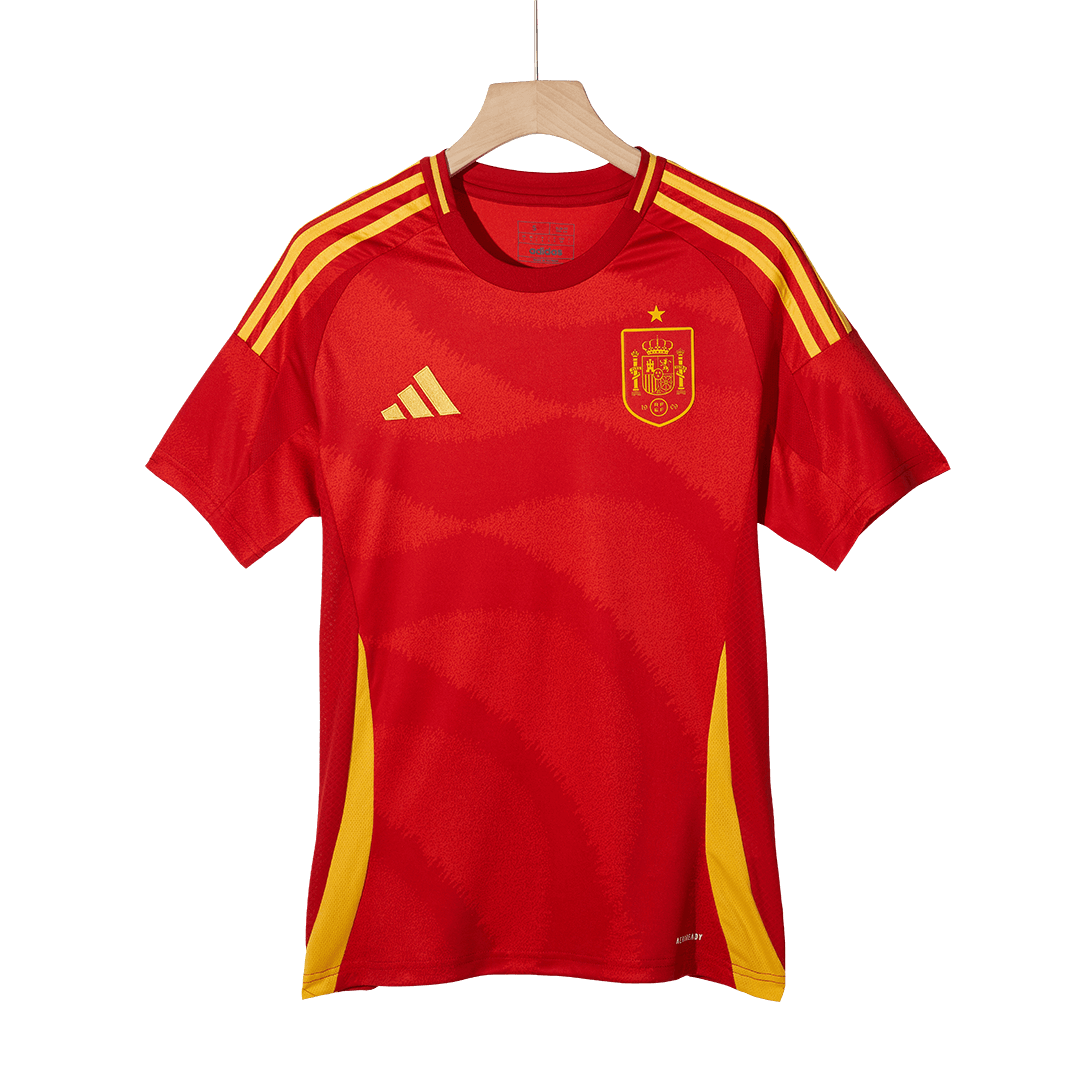 Spanien Tröja Euro 2024 Hemma Röd