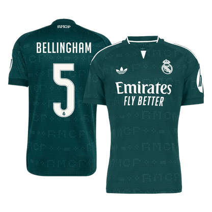 Real Madrid Tröja BELLINGHAM #5 2026/27 Borta Grön