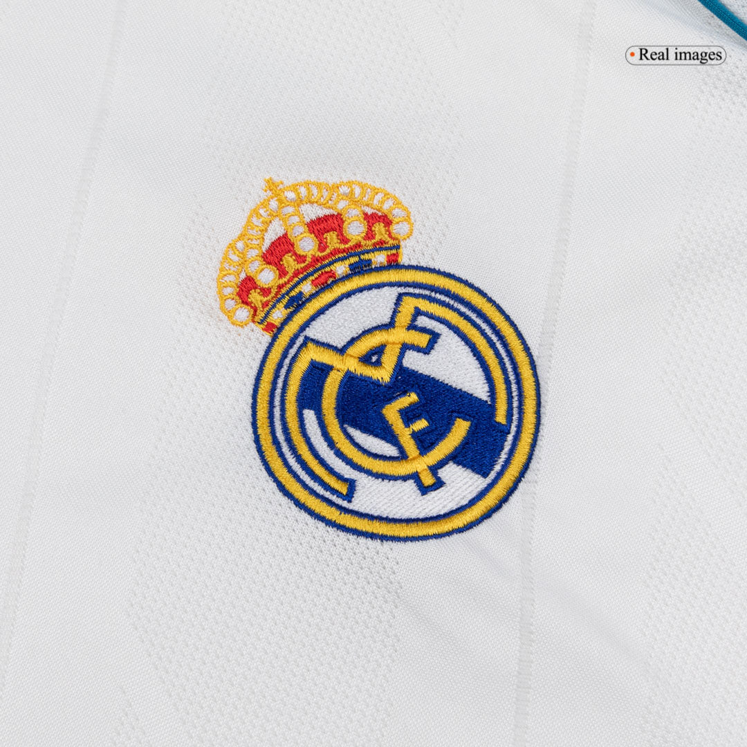 BENZEMA #9 Real Madrid Hemmatröja 2017/18 Retro Tröja
 Vit-7