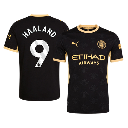 Manchester City Tröja HAALAND #9 2026/27 Borta Autentisk Svart