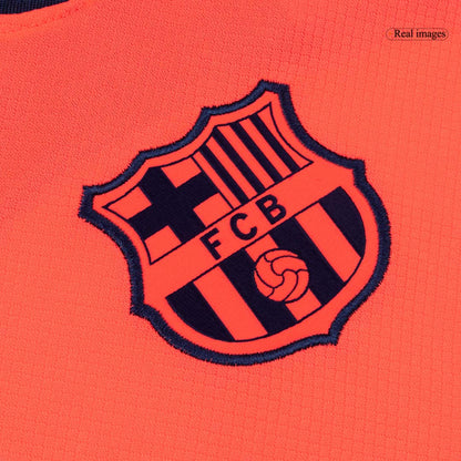 Barcelona Tröja 2025/26 Tredje Långärmad Orange-9