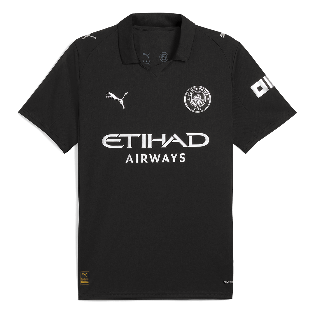 Manchester City Tröja RODRIGO #16 2025/26 Borta Svart-9
