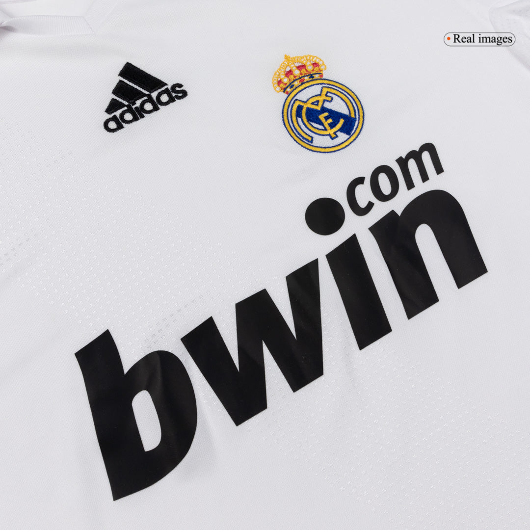 Real Madrid Hemmatröja 2008/09 Retro Tröja
 Vit