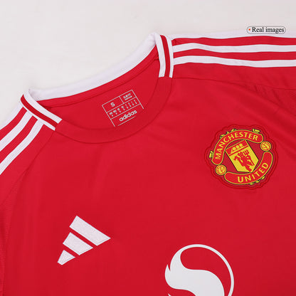 Manchester United Tröja 2024/25 Hemma Långärmad Röd-5
