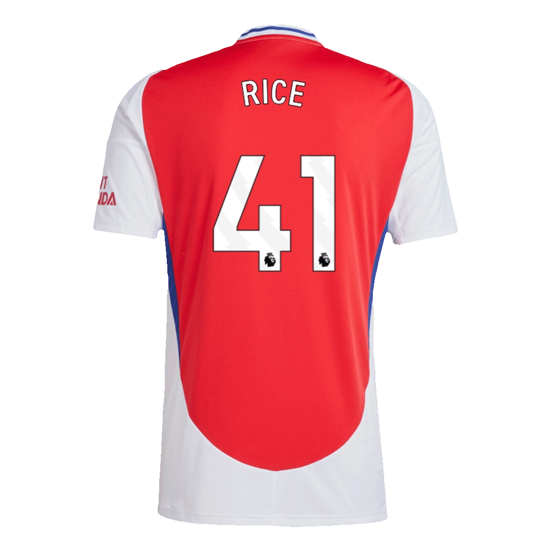 Arsenal Tröja RICE #41 2024/25 Hemma Röd