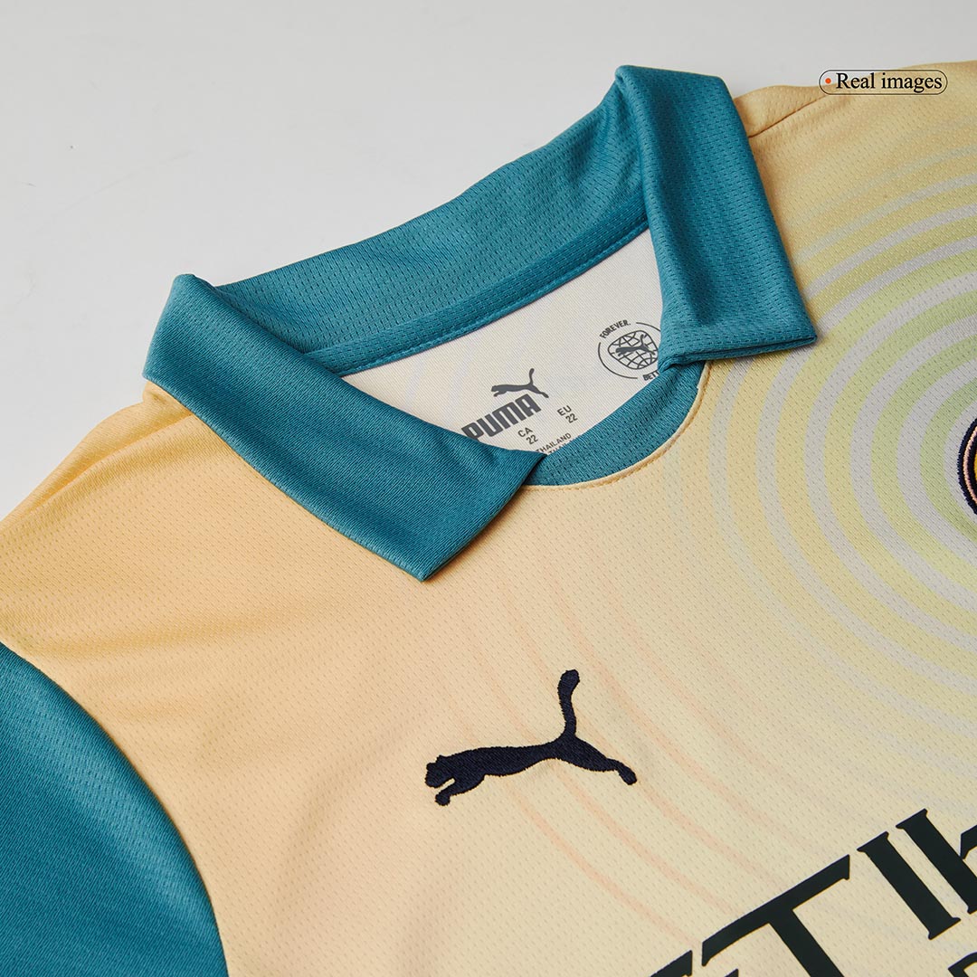 Manchester City Tröja 2024/25 Fourth Away Blå Barn - Definitely City