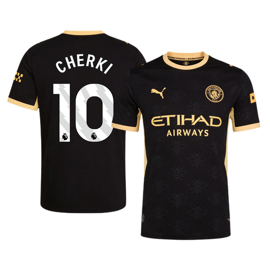 Manchester City Tröja CHERKI #10 2026/27 Borta Autentisk Svart