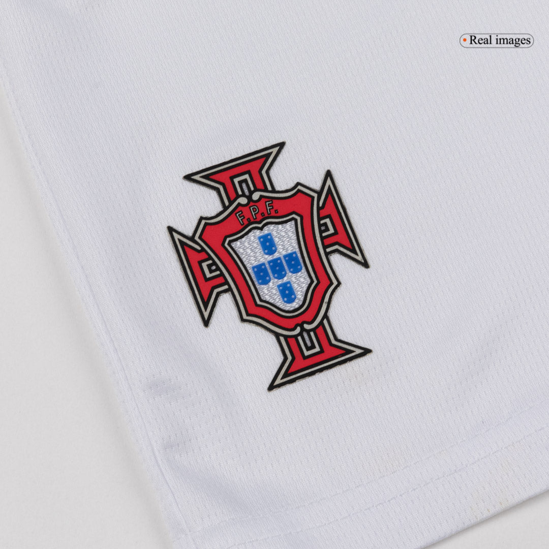 Portugal Tröja 2026 Borta Vit Barn