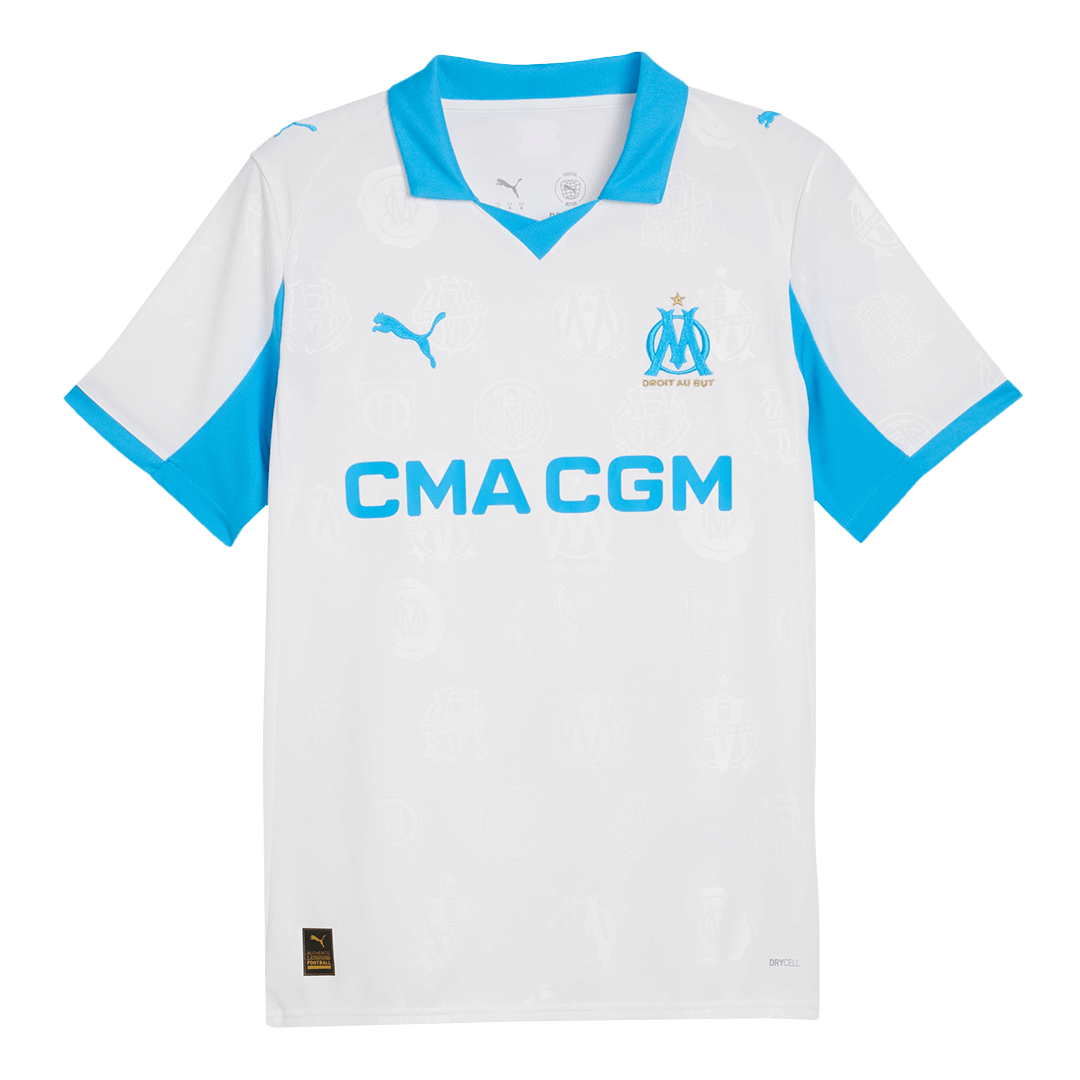 Marseille Tröja RABIOT #25 2025/26 Hemma Vit-13