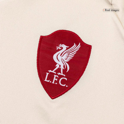 Liverpool Tröja 2025/26 Borta Långärmad Vit-8