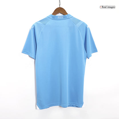 Manchester City Tröja DE BRUYNE #17 2023/24 Hemma Blå-10