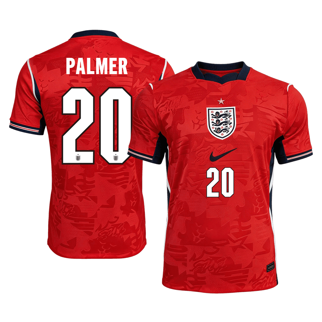 England Tröja PALMER #20 2026 Borta Röd
