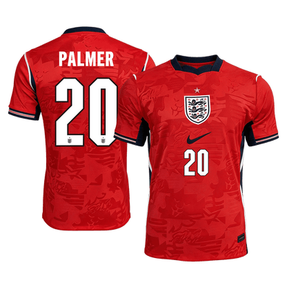 England Tröja PALMER #20 2026 Borta Röd