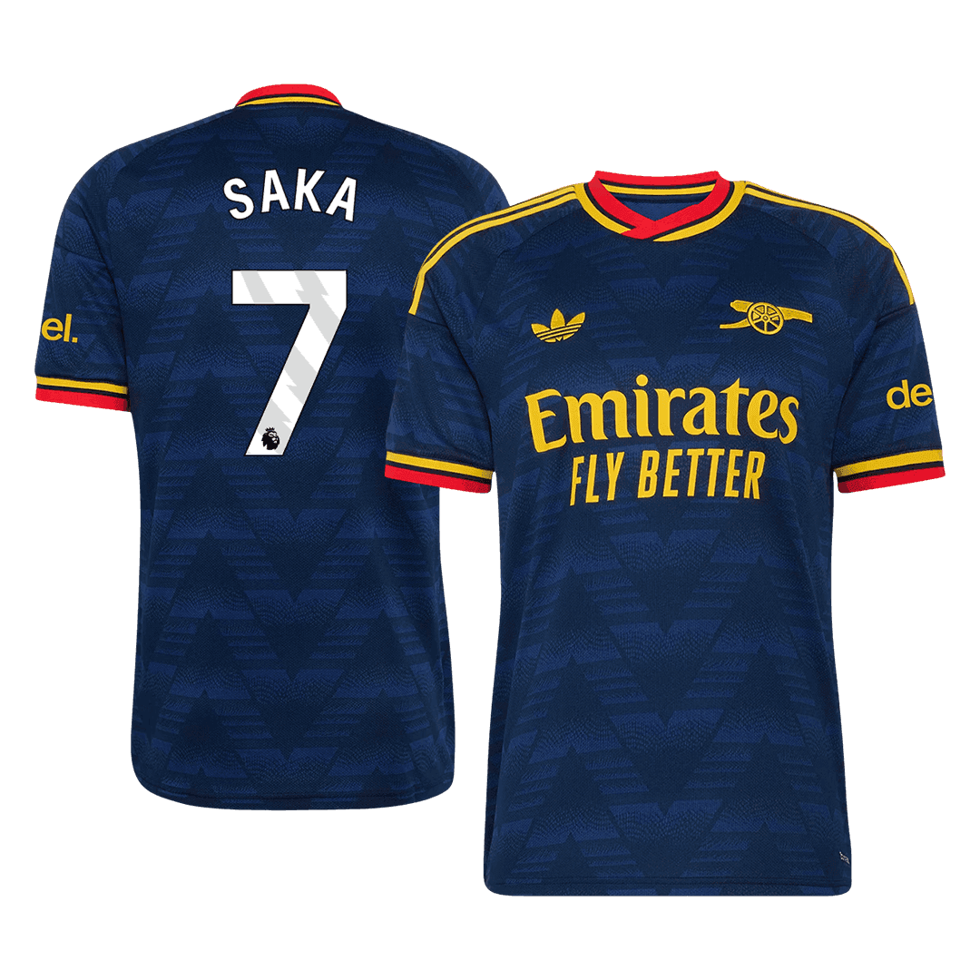 Arsenal Tröja SAKA #7 2026/27 Borta Mörkblå