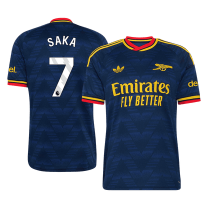 Arsenal Tröja SAKA #7 2026/27 Borta Mörkblå