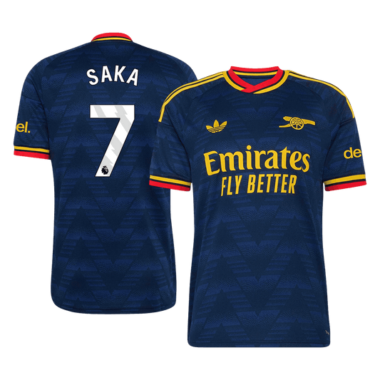Arsenal Tröja SAKA #7 2026/27 Borta Mörkblå