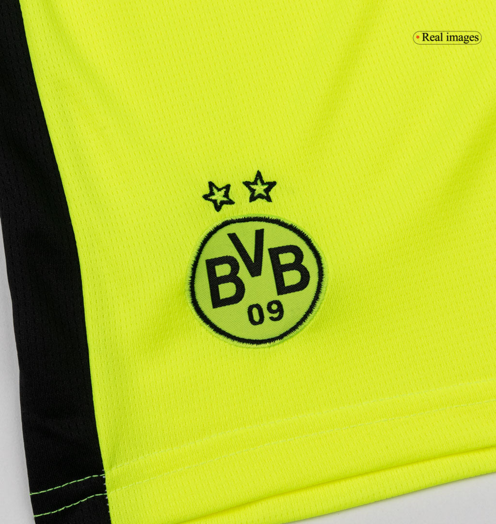 Borussia Dortmund Tröja 2025/26 Borta Grå Barn-3