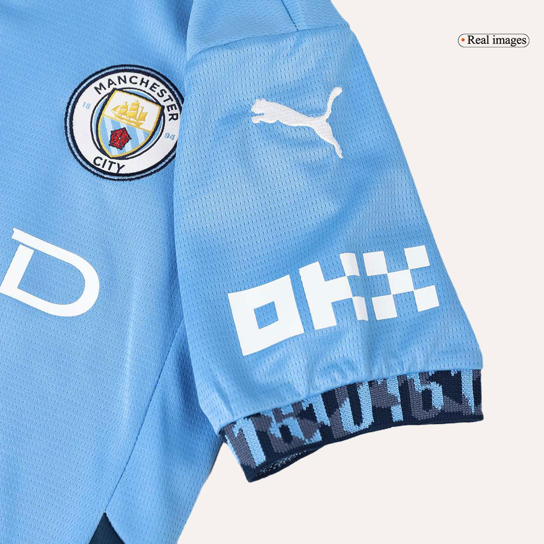 Manchester City Tröja 2024/25 Hemma Blå Barn