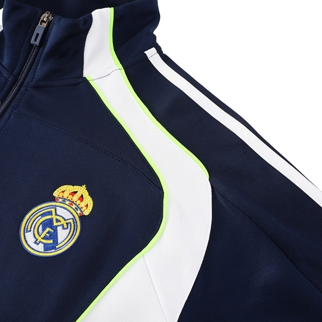 Real Madrid Träningsjacka 2025/26 Mörkblå