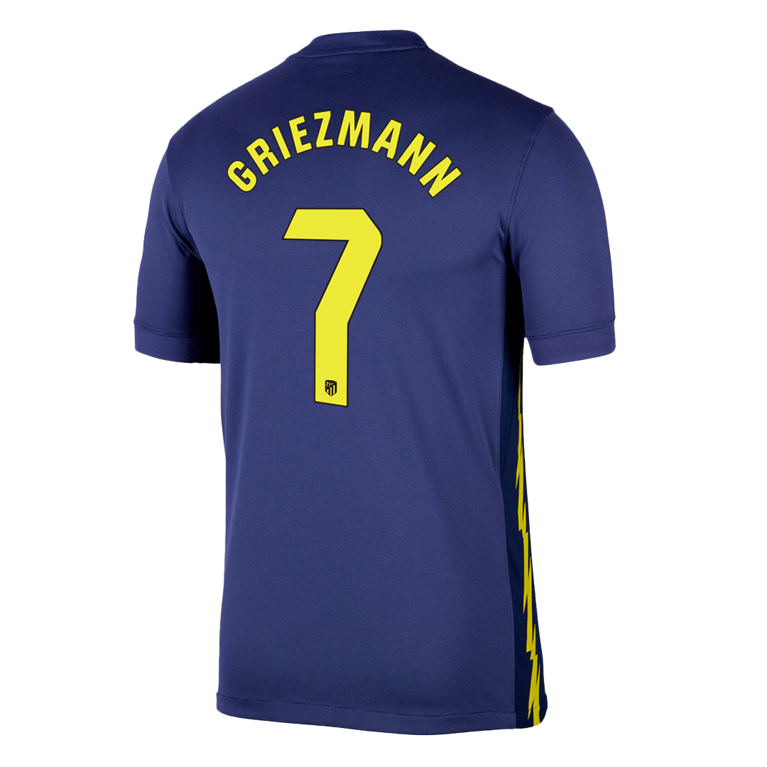 Atletico Madrid Tröja GRIEZMANN #7 2025/26 Borta Mörkblå-10
