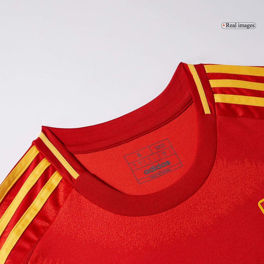 Spanien Tröja Euro 2024 Hemma Röd-8
