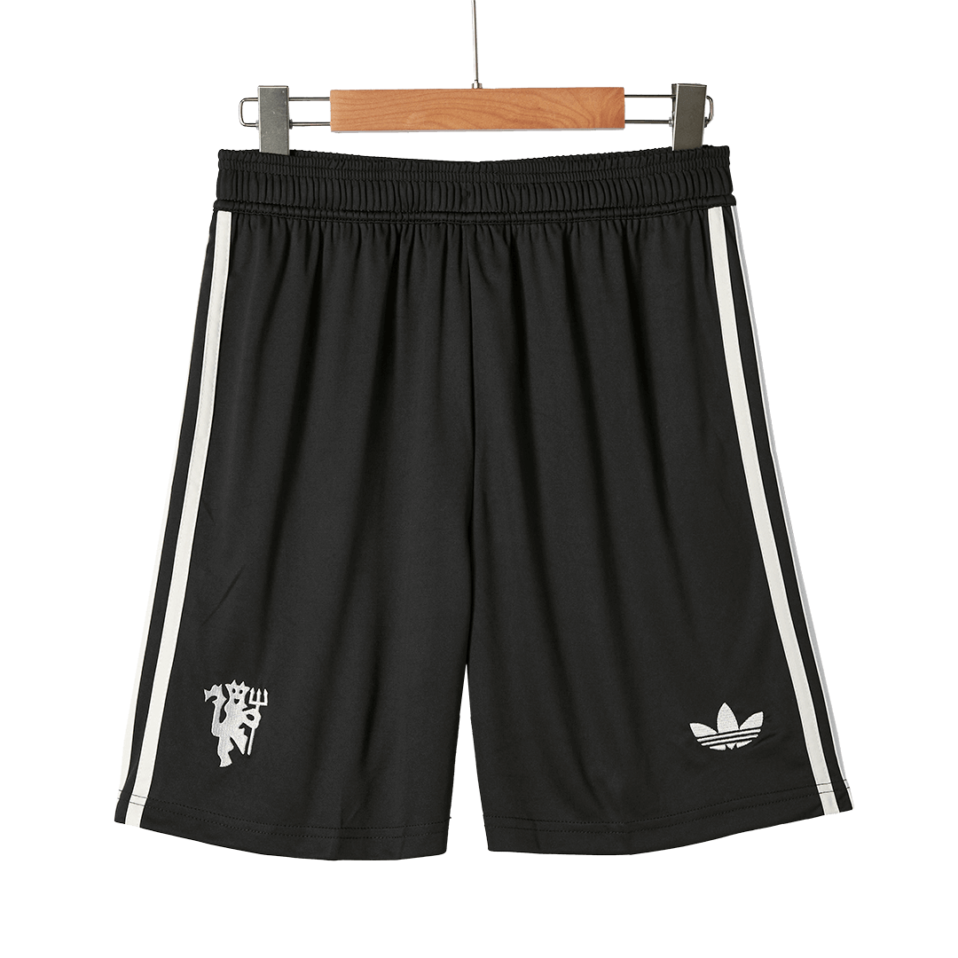 Manchester United Shorts 2024/25 Tredje Grå-8