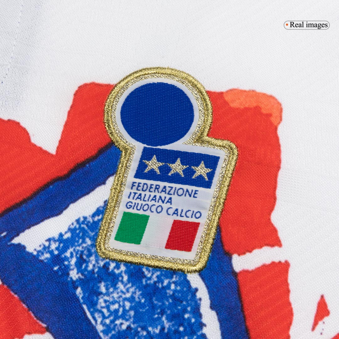 Italien Före matchtröja 1994 Retro Tröja
 Vit