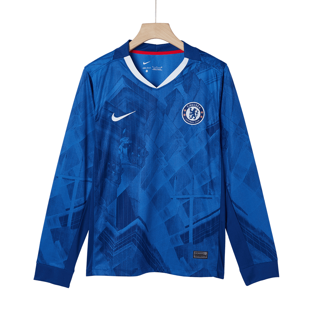 Chelsea Tröja 2025/26 Hemma Långärmad Blå
