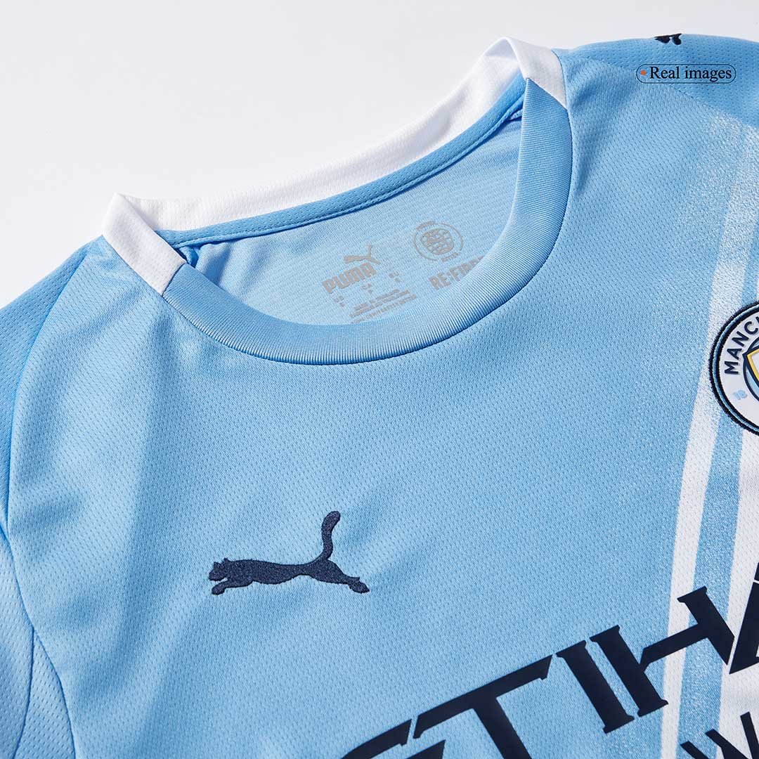 Manchester City Tröja 2025/26 Hemma Långärmad Blå