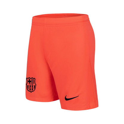 Barcelona Tröja Tredjeställ 2025/26 Orange-4
