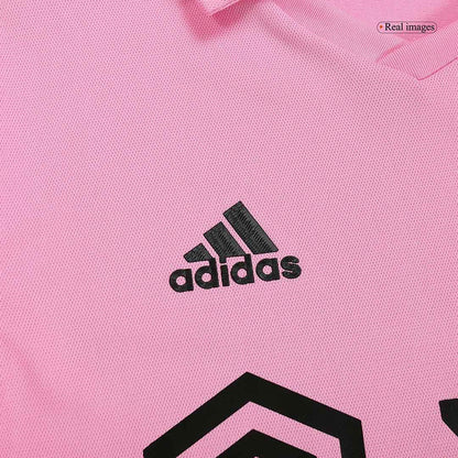 Inter Miami CF Tröja MESSI #10 2022 Hemma Rosa-5