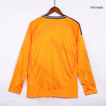 Real Madrid Tröja 2024/25 Borta Långärmad Orange-8