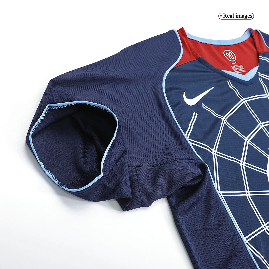 Atletico Madrid Bortatröja 2004/05 Retro Tröja
 Mörkblå-2