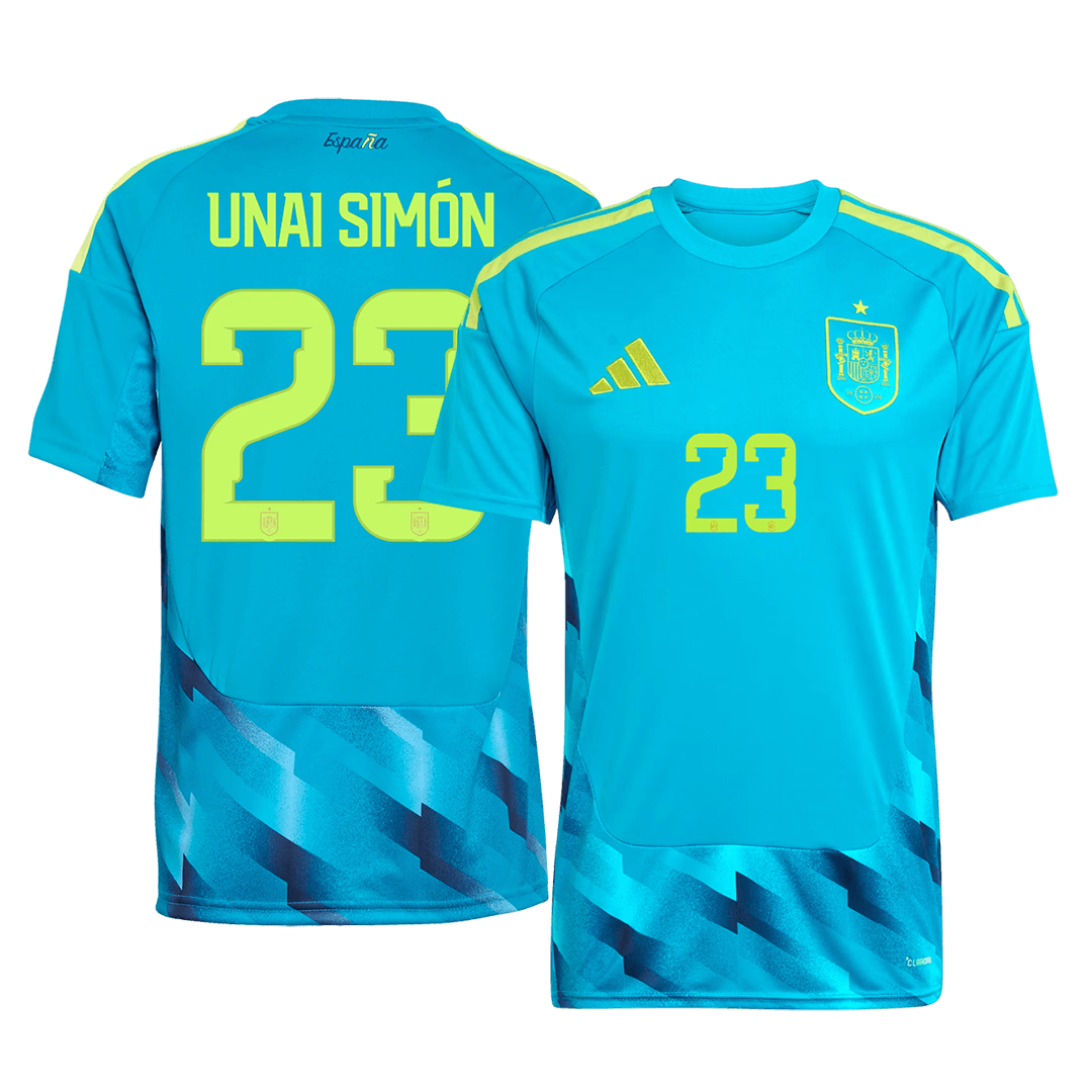 Spanien Tröja UNAI SIMÓN #23 2026 Blå