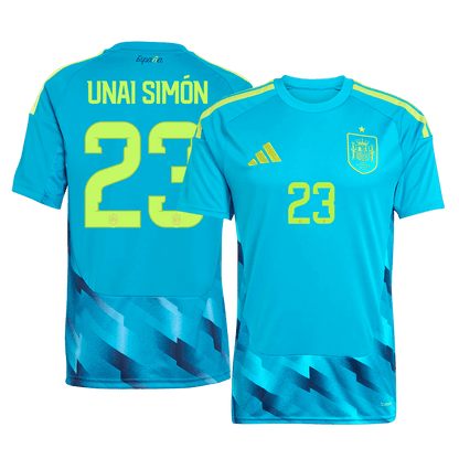Spanien Tröja UNAI SIMÓN #23 2026 Blå