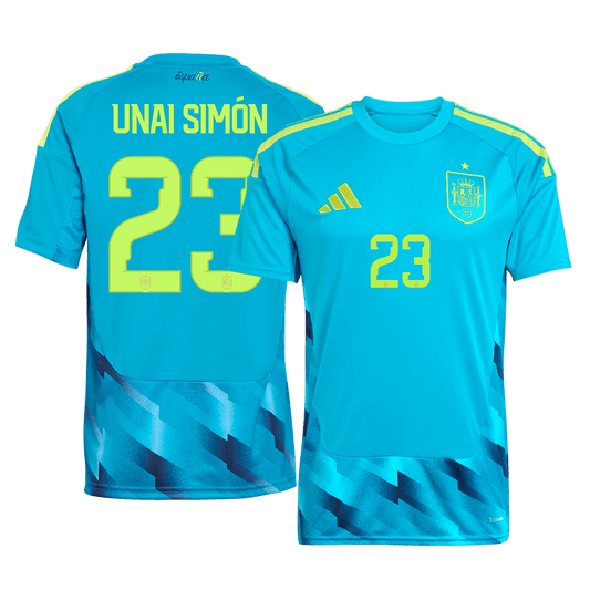 Spanien Tröja UNAI SIMÓN #23 2026 Blå
