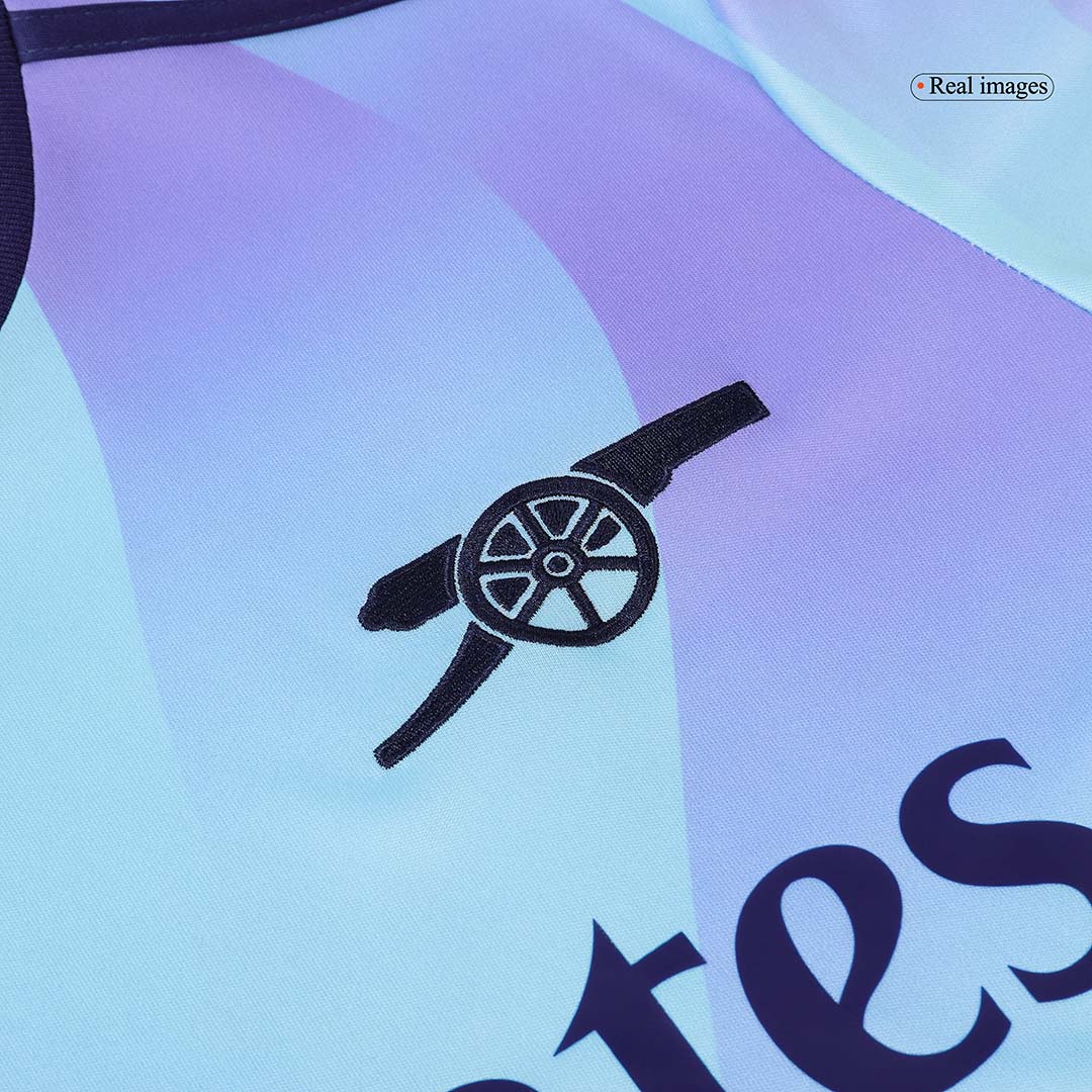 Arsenal Tröja ØDEGAARD #8 2024/25 Tredje Purple&Blue-8