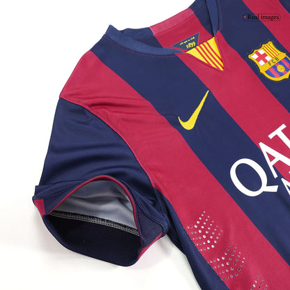 MESSI #10 Barcelona Hemmatröja 2014/15 Retro Tröja-4